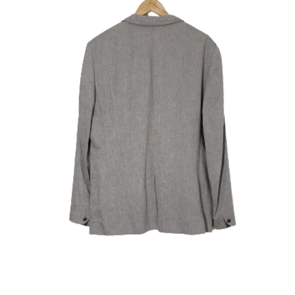 TED BAKER Popping' Modern Trim Fit Herringbone Sport Coat Mens Size Ted 6/ US 44 - Picture 10 of 16